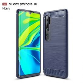 Cover Xiaomi Mi Note 10 / 10 Pro Fibra Di Carbonio Spazzolata