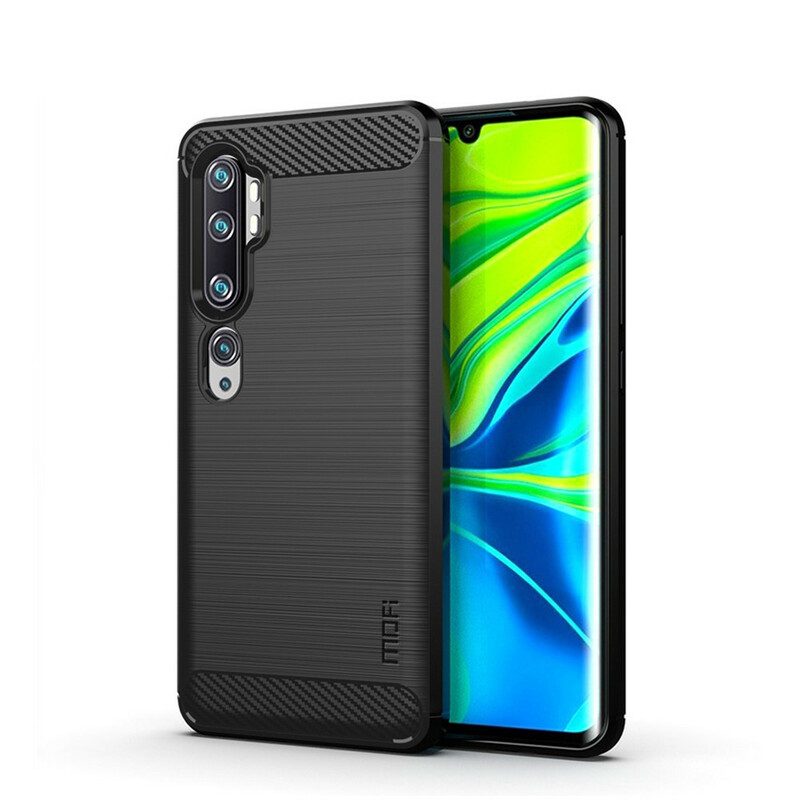 Cover Xiaomi Mi Note 10 / 10 Pro Fibra Di Carbonio Spazzolata Mofi