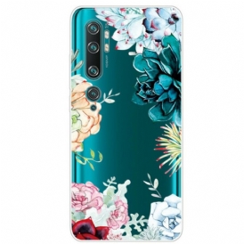 Cover Xiaomi Mi Note 10 / 10 Pro Fiori Dell'acquerello Senza Soluzione Di Continuità