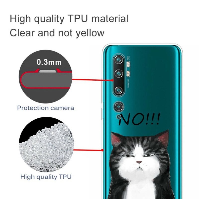 Cover Xiaomi Mi Note 10 / 10 Pro Il Gatto Che Dice Di No