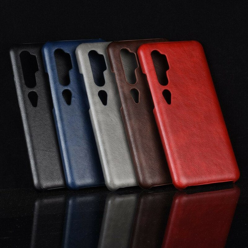 Cover Xiaomi Mi Note 10 / 10 Pro Litchi Performance Effetto Pelle