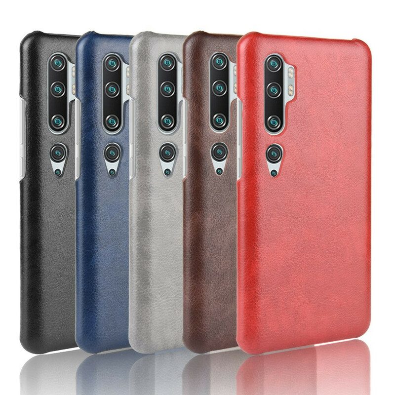 Cover Xiaomi Mi Note 10 / 10 Pro Litchi Performance Effetto Pelle