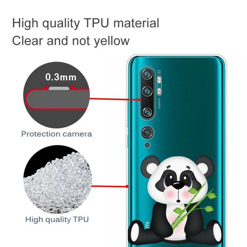 Cover Xiaomi Mi Note 10 / 10 Pro Panda Triste Senza Soluzione Di Continuità