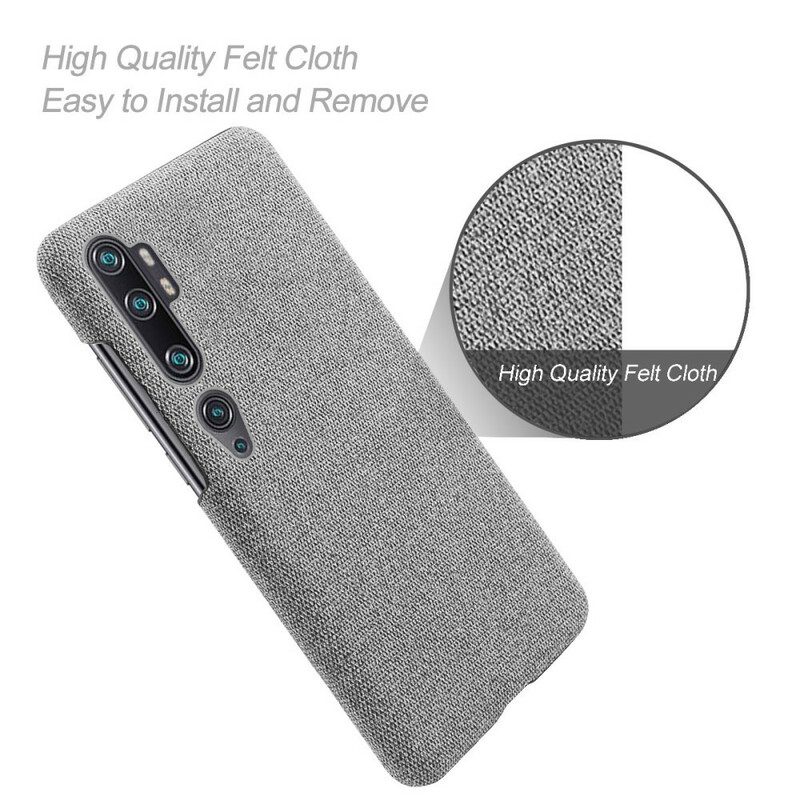 Cover Xiaomi Mi Note 10 / 10 Pro Trama Tessuto Ksq