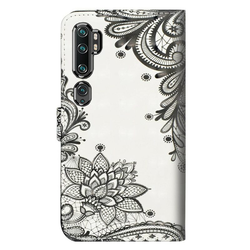 Custodia in pelle Xiaomi Mi Note 10 / 10 Pro Pizzo Elegante