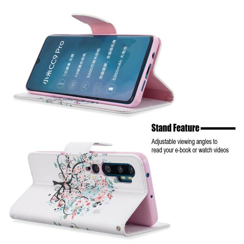 Folio Cover Xiaomi Mi Note 10 / 10 Pro Albero Fiorito