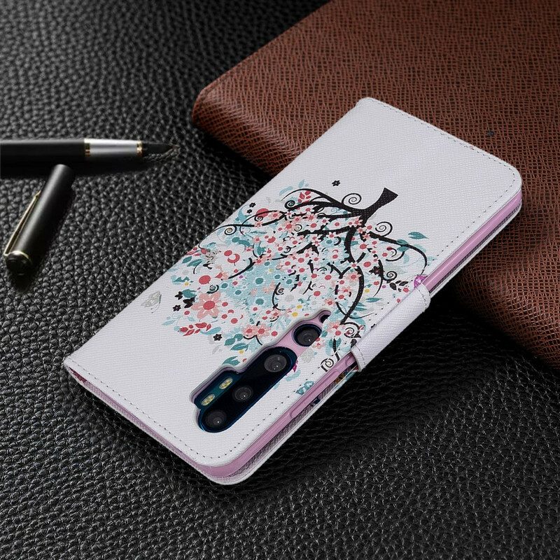 Folio Cover Xiaomi Mi Note 10 / 10 Pro Albero Fiorito