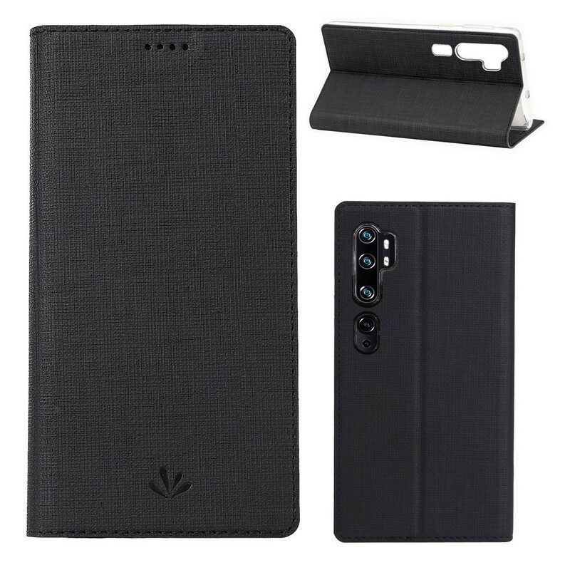 Folio Cover Xiaomi Mi Note 10 / 10 Pro Custodia in pelle Strutturato