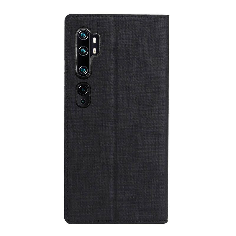 Folio Cover Xiaomi Mi Note 10 / 10 Pro Custodia in pelle Strutturato