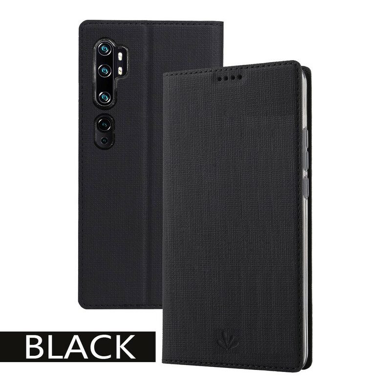 Folio Cover Xiaomi Mi Note 10 / 10 Pro Custodia in pelle Strutturato