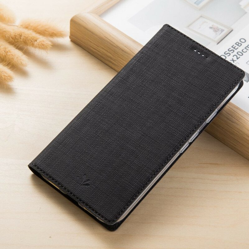 Folio Cover Xiaomi Mi Note 10 / 10 Pro Custodia in pelle Strutturato