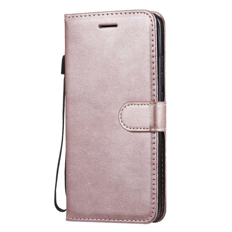 Folio Cover Xiaomi Mi Note 10 / 10 Pro Stile In Pelle Con Cinturino