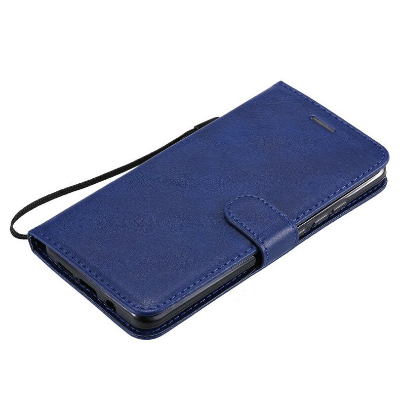 Folio Cover Xiaomi Mi Note 10 / 10 Pro Stile In Pelle Con Cinturino