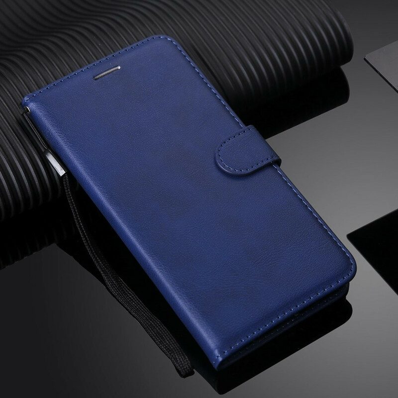 Folio Cover Xiaomi Mi Note 10 / 10 Pro Stile In Pelle Con Cinturino