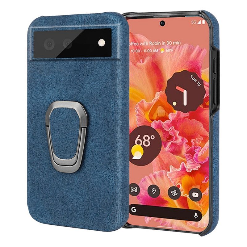 Cover Google Pixel 6 Supporto Anello Elegance Effetto Pelle Nuovi Colori