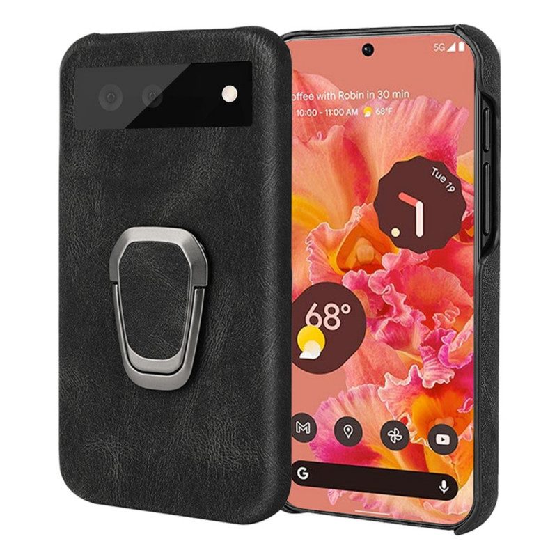 Cover Google Pixel 6 Supporto Anello Elegance Effetto Pelle Nuovi Colori