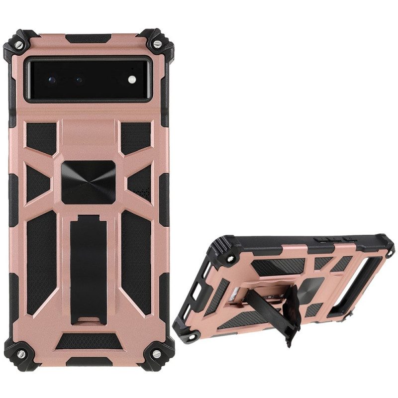 Cover Google Pixel 6 Supporto Removibile Bicolore