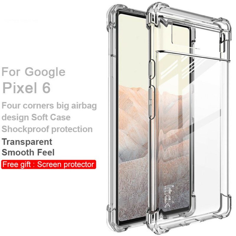 Cover Google Pixel 6 Trasparente Con Imak Screen Film