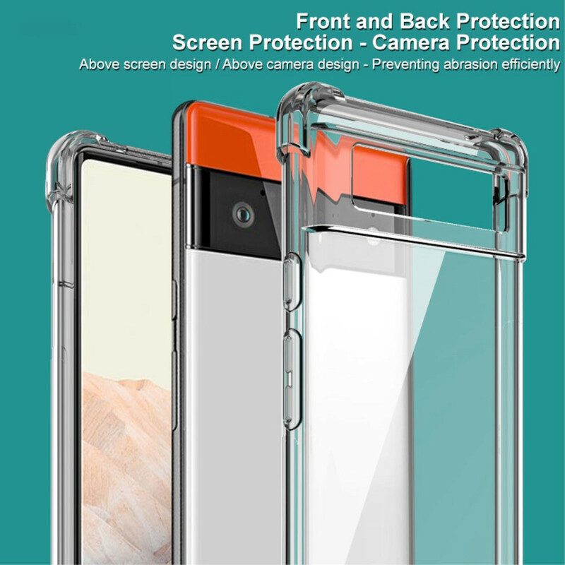 Cover Google Pixel 6 Trasparente Con Imak Screen Film