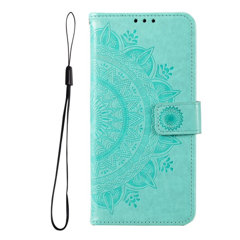 Custodia in pelle Google Pixel 6 Mandala Del Sole