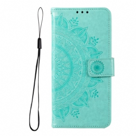 Custodia in pelle Google Pixel 6 Mandala Del Sole