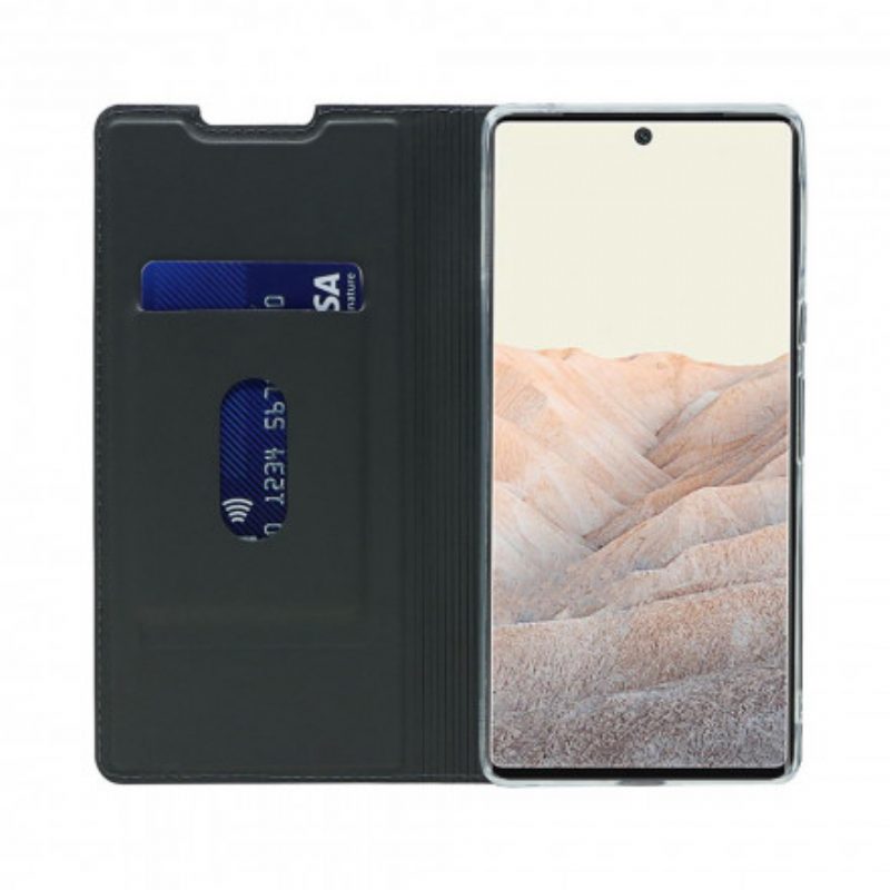 Folio Cover Google Pixel 6 Custodia in pelle Chiusura Magnetica