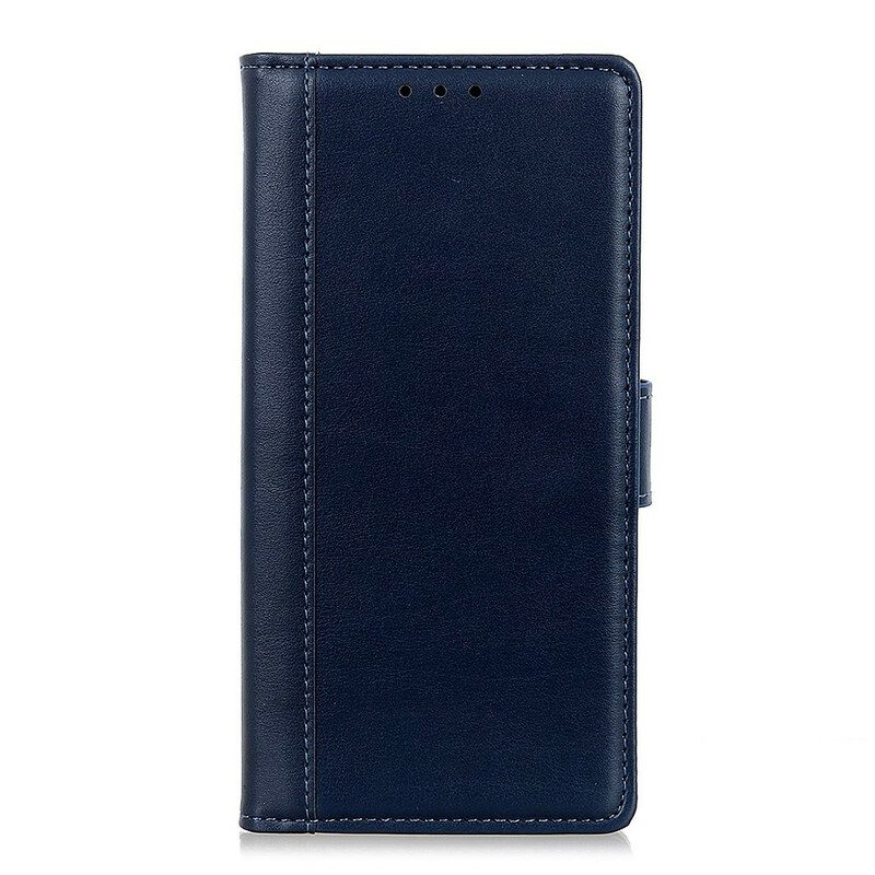 Folio Cover Google Pixel 6 Custodia in pelle Classica Crosta Di Pelle Litchi