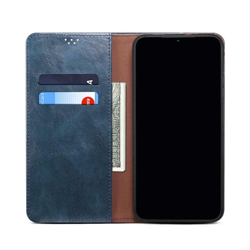 Folio Cover Google Pixel 6 Custodia in pelle Ecopelle Cerata