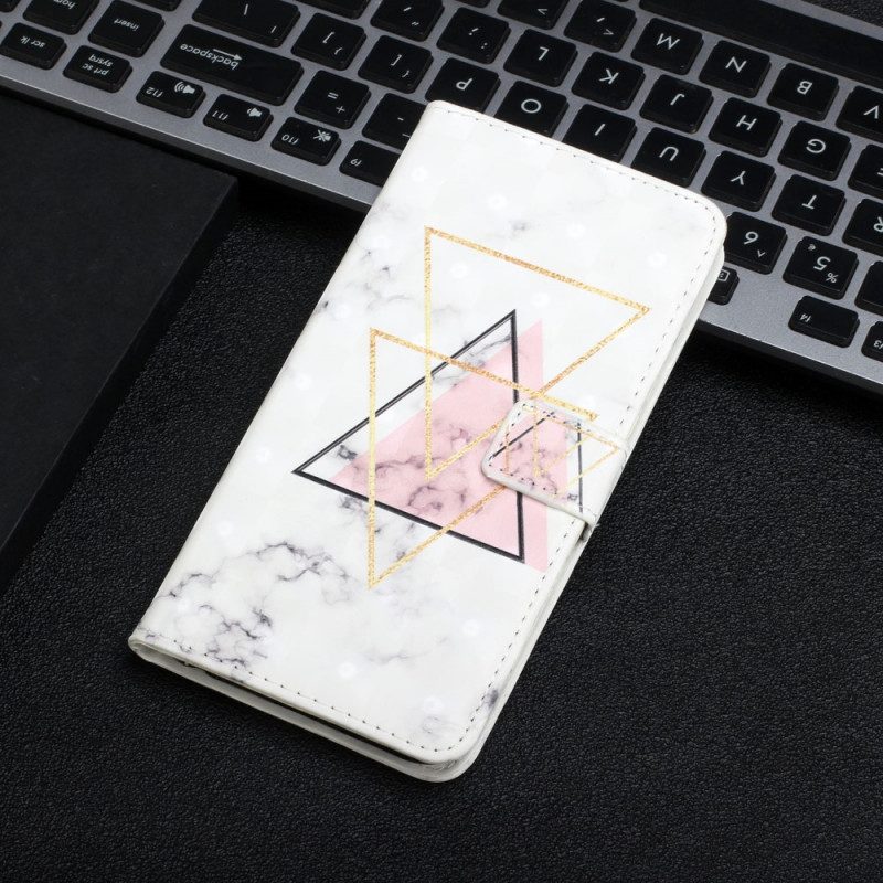 Folio Cover Google Pixel 6 Triangolo Di Paillettes