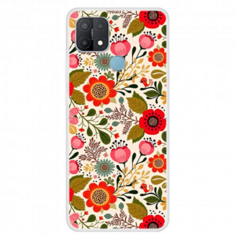 Cover Oppo A15 Arazzo Floreale