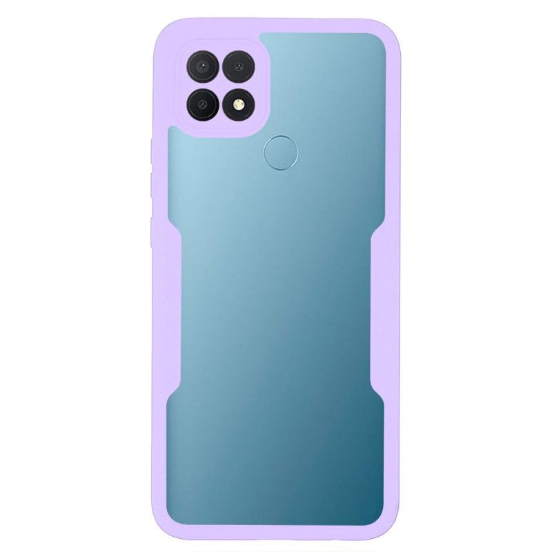 Cover Oppo A15 Ibrido Con Bordo Smussato