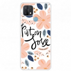 Cover Oppo A15 Indossa Amore