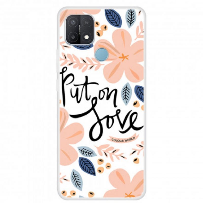 Cover Oppo A15 Indossa Amore