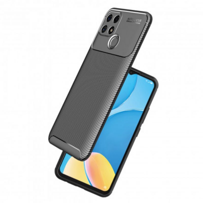 Cover Oppo A15 Struttura Flessibile In Fibra Di Carbonio