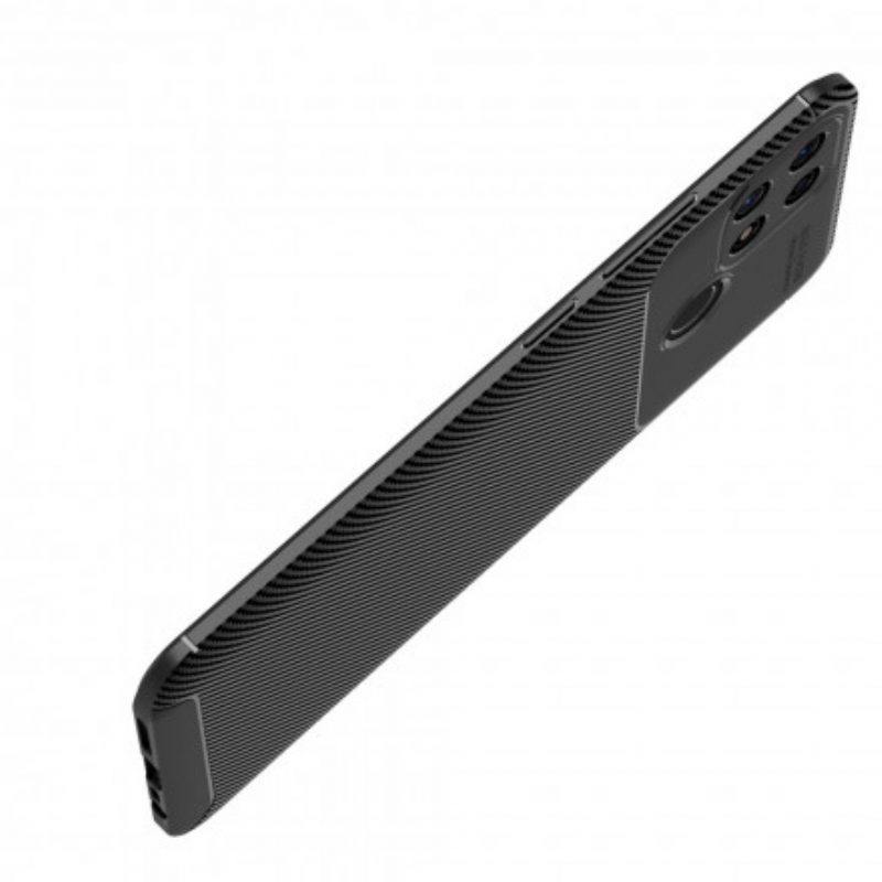 Cover Oppo A15 Struttura Flessibile In Fibra Di Carbonio