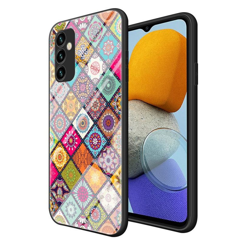 Cover Samsung Galaxy M23 5G Supporto Magnetico Patchwork