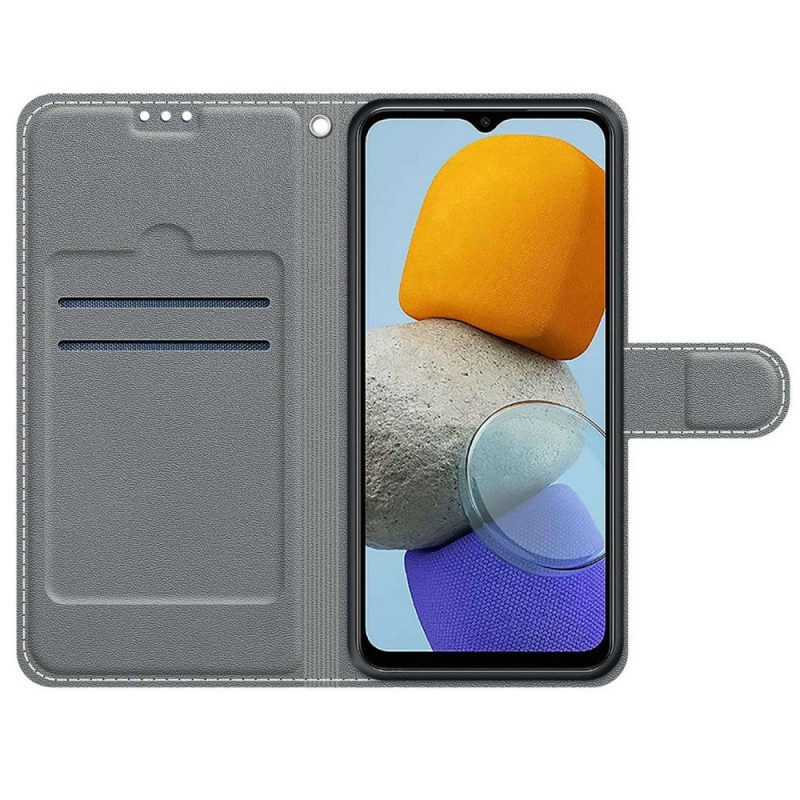 Custodia A Portafoglio Samsung Galaxy M23 5G Cioccolatini