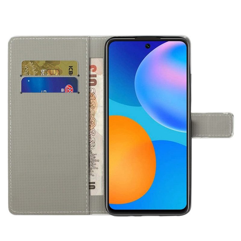 Custodia A Portafoglio Samsung Galaxy M23 5G Fiori Tropicali