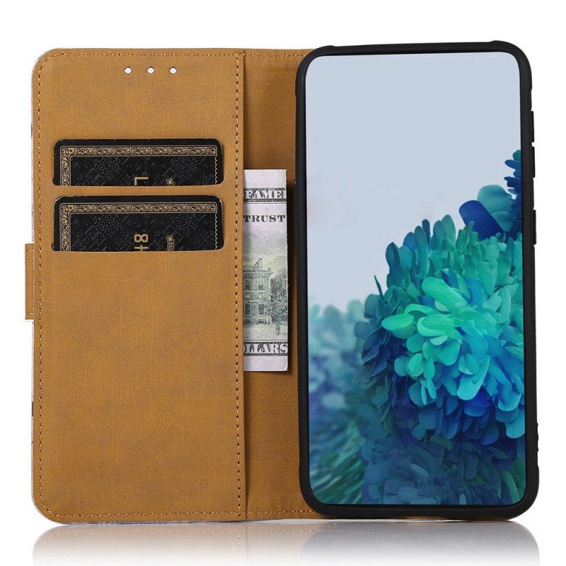 Custodia in pelle Samsung Galaxy M23 5G Albero In Fiore