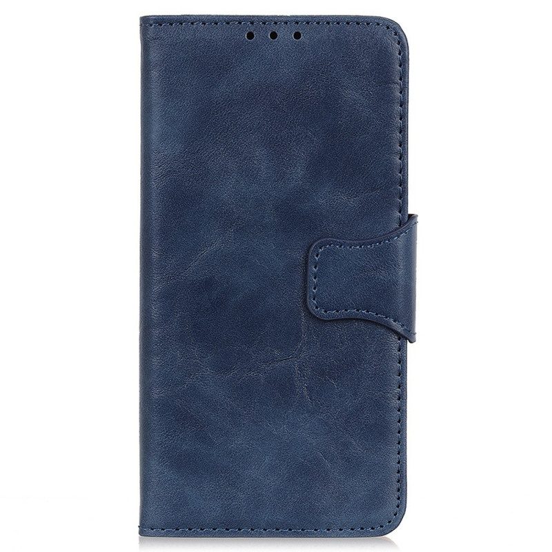 Custodia in pelle Samsung Galaxy M23 5G Chiusura Reversibile In Pelle Crosta