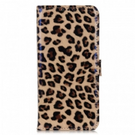 Custodia in pelle Samsung Galaxy M23 5G Effetto Pelle Di Leopardo