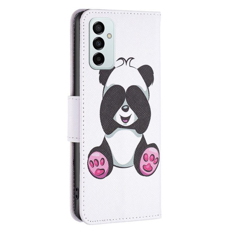 Custodia in pelle Samsung Galaxy M23 5G Panda