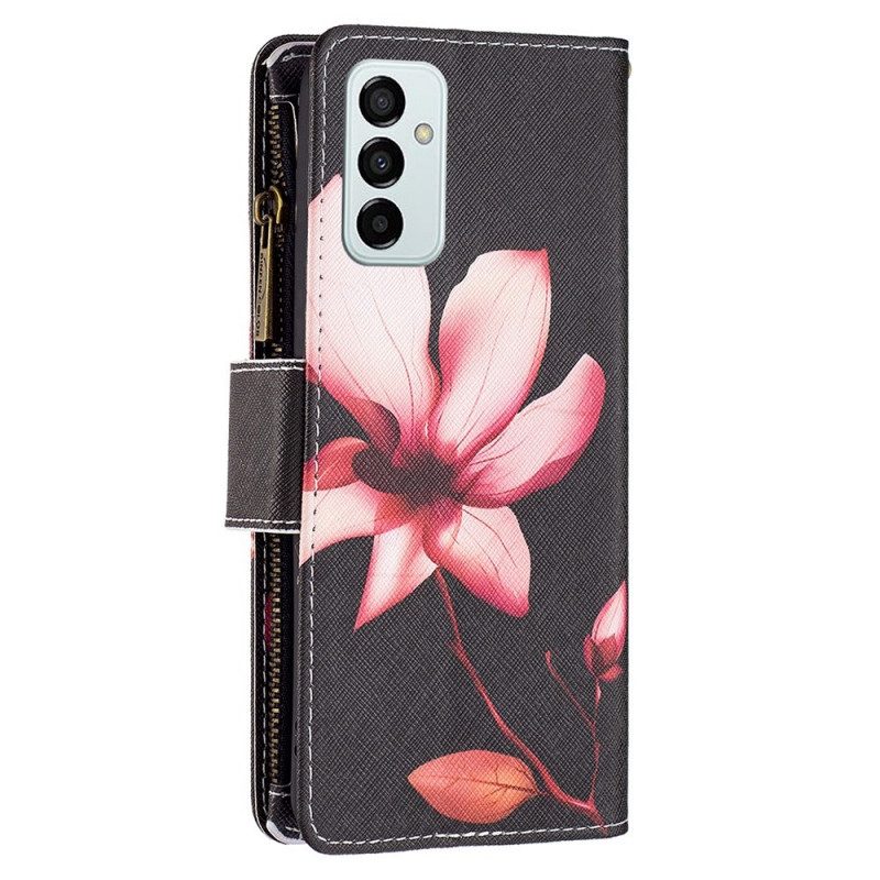 Folio Cover Samsung Galaxy M23 5G Borsa E Cordino Fiore