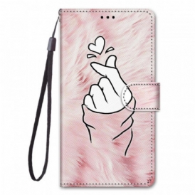 Folio Cover Samsung Galaxy M23 5G Cuore Del Dito