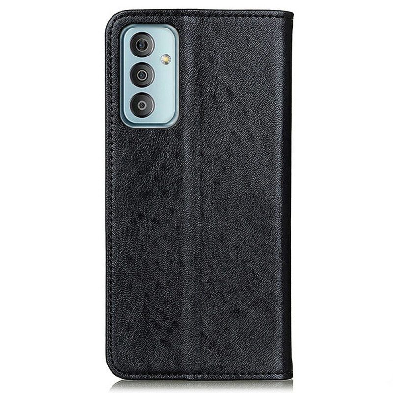 Folio Cover Samsung Galaxy M23 5G Custodia in pelle Stile In Pelle Martellata