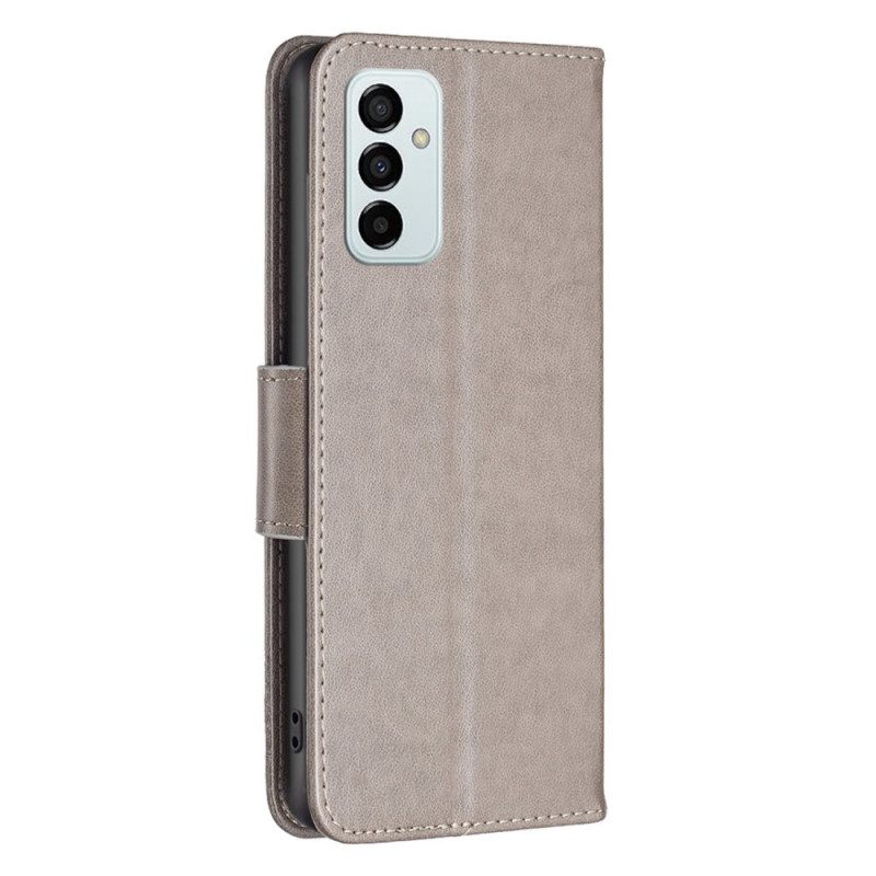 Folio Cover Samsung Galaxy M23 5G Farfalle Stampate Strappy