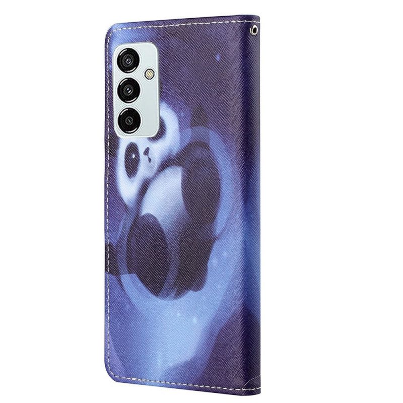 Folio Cover Samsung Galaxy M23 5G Panda Strappy