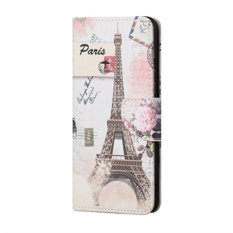 Folio Cover Samsung Galaxy M23 5G Torre Eiffel D'epoca