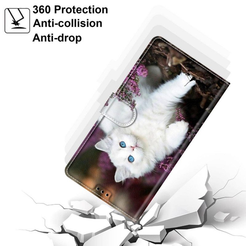 Folio Cover Samsung Galaxy M23 5G Ventaglio Gatto Perizoma