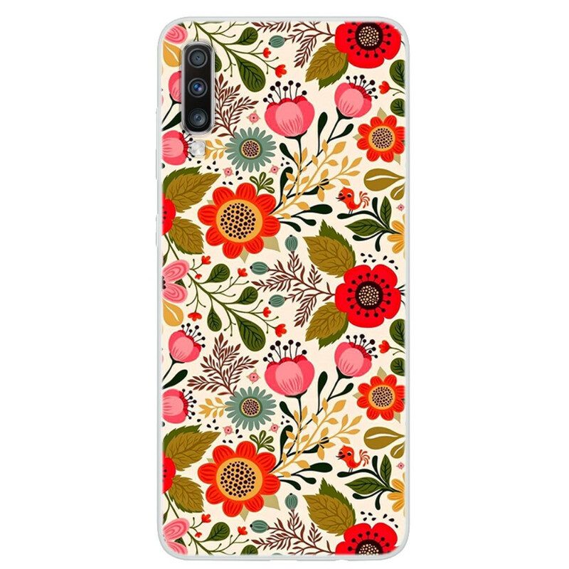 Cover Samsung Galaxy A70 Arazzo Floreale